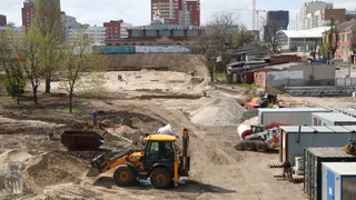 В центре Рязани приступили к монтажу памп-трека