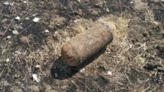 При полевых работах под Унечей была обнаружена 100-килограммовая авиабомба