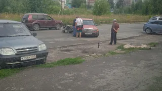 ДТП на Зубковой: легковушка столкнулась с мотоциклом