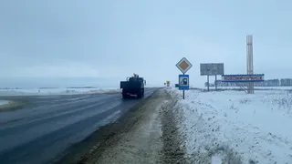Под Рязанью Шкода столкнулась со снегоуборочной машиной