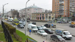 Центр Рязани встал после ливня