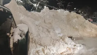 В Сосновоборске Пензенской области жители пожаловались на неубранный снег