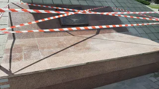 В Московском районе восстановили памятник Георгию Победоносцу