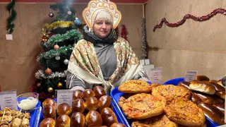 На Лыбедском бульваре в Рязани заработала новогодняя ярмарка