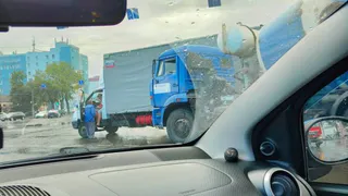 В Брянске столкнулся камаз с газелью