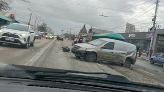 ДТП у «Барса»: на Первомайском проспекте столкнулись несколько автомобилей