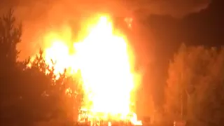 Опубликовано видео смертельного пожара в Касимовском районе