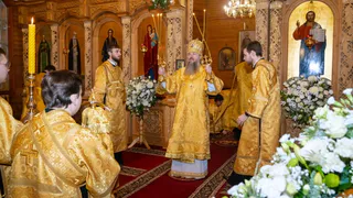 Пензенский митрополит передал приходу ахунского храма икону преподобного Серафима Саровского