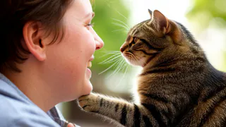 Почему кошка лезет в лицо — семь признаков, что вы для неё больше, чем человек