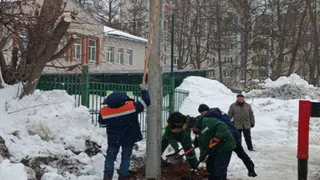 Во Владимире установили новые опоры освещения на улице Героя России Кутузова