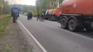 В Ряжском районе сотрудники ГИБДД избежали аварии с участием бензовоза