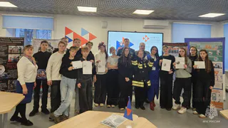 Сотрудники МЧС провели профориентационную встречу для молодёжи в Коврове