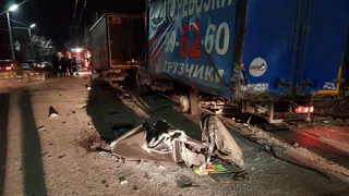 Дэу Нексиа снесло крышу: серьезное ДТП в Недостоево