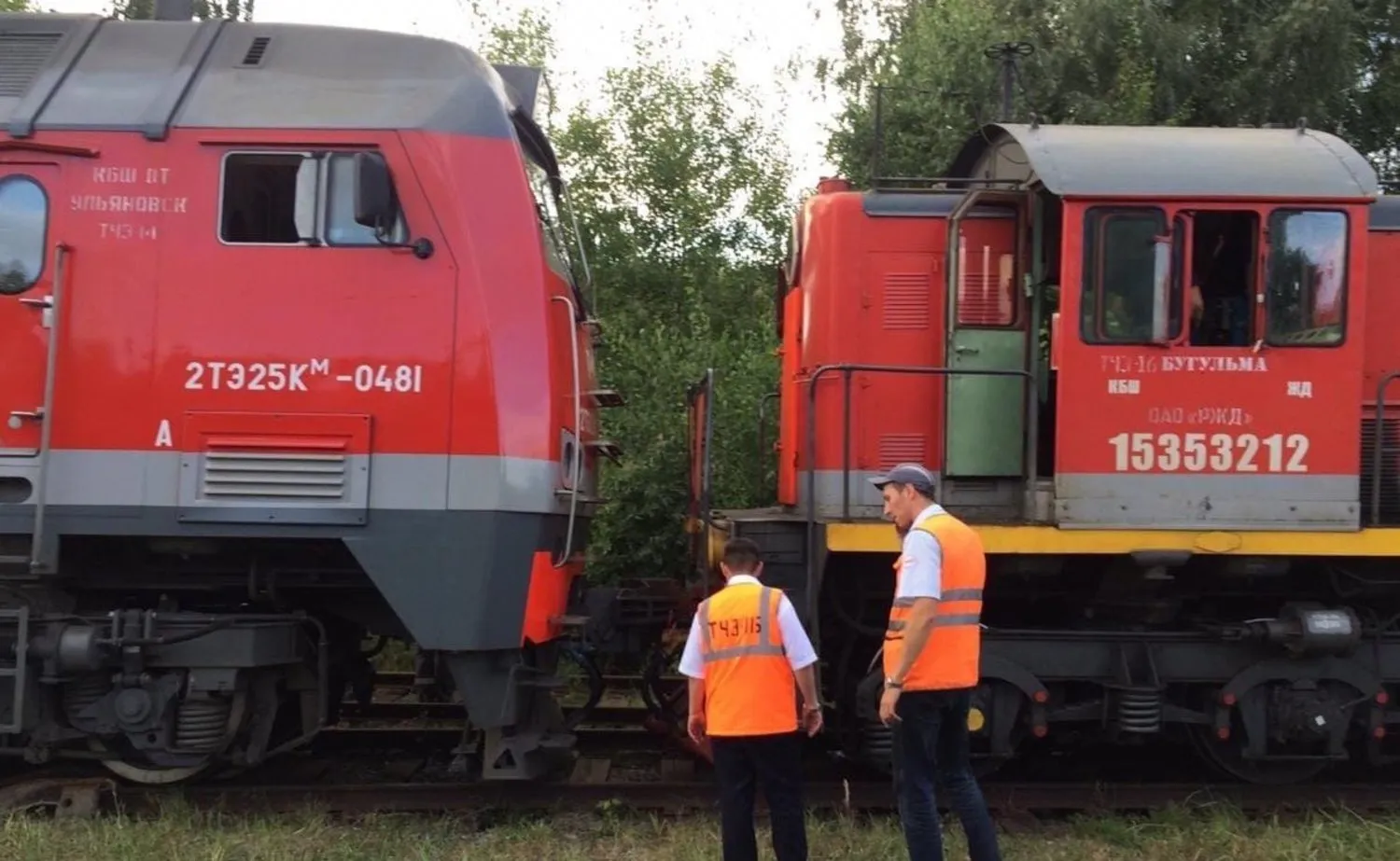 Тепловоз сошел с рельсов в Нижнекамском районе