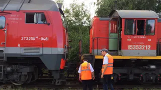 Тепловоз сошел с рельсов в Нижнекамском районе 