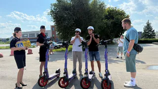 В Магнитогорске открыли школу безопасного вождения электросамокатов