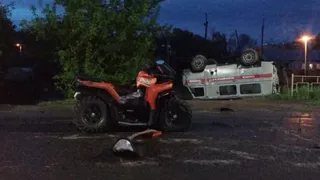 Не имел прав управления: квадроцикл столкнулся с УАЗом