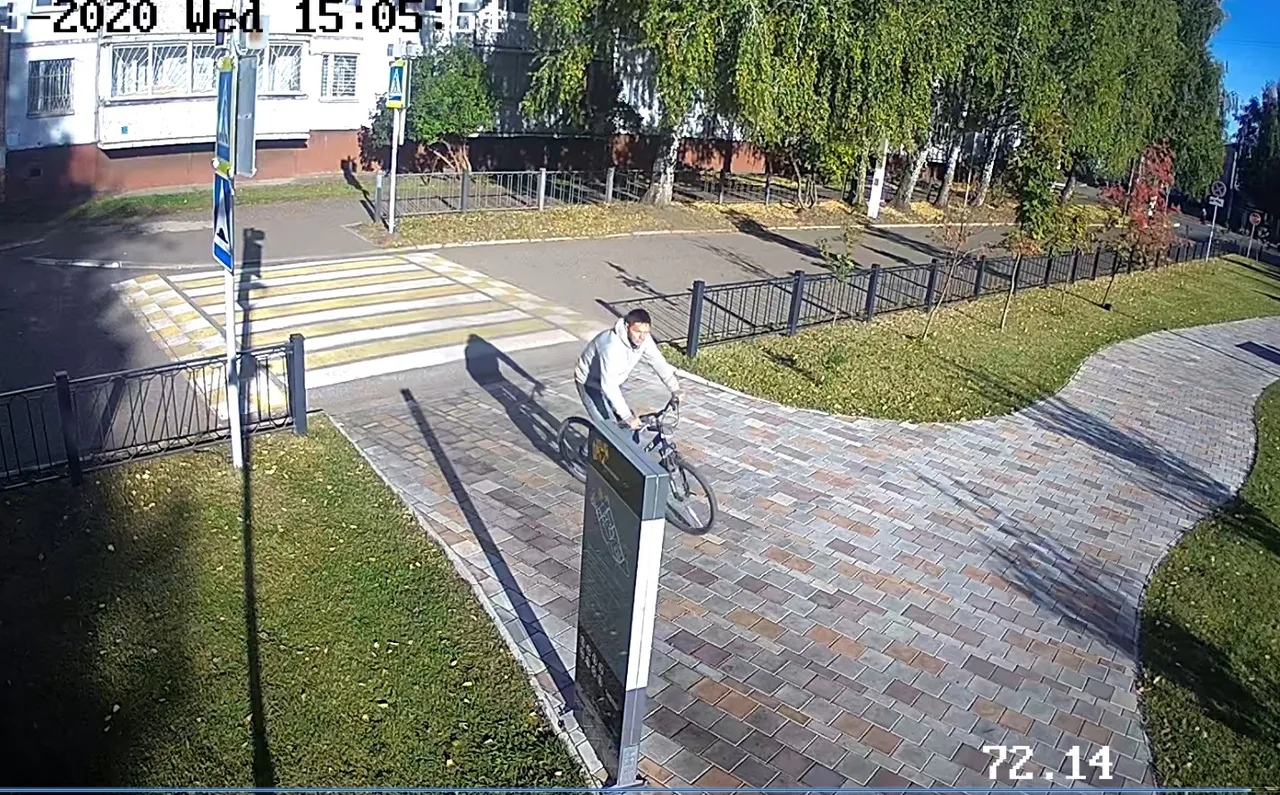Украл велосипед за 5 тыс. в сентябре: нижнекамские полицейский ищут вора