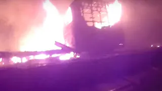 Видео от первого лица. Как тушили пожар на рязанском складе