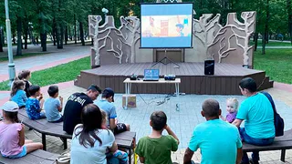 Кино на свежем воздухе в Нижнекамске