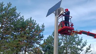 На дорогах Владимирской области появляются освещённые автобусные остановки