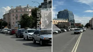 Жители Рязани пожаловались на припаркованные авто по центру Брессюирского моста