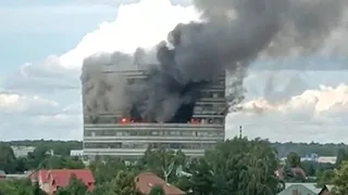 В Подмосковье горит научно-исследовательский институт: известно как минимум о 7 погибших