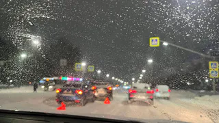 В Нижнекамске за день произошло 22 ДТП из‑за снегопада