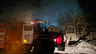 В Челябинской области вспыхнул пожар в частном доме из-за печи