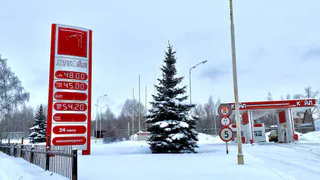 Водитель грузовика скончался за рулем на заправке в Рязани