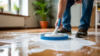 Начала мыть полы соленой водой — перемены в доме заметила сразу вся семья: вот для чего добавляю соль в ведро