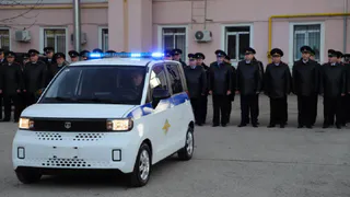 Павел Малков вручил рязанской полиции ключи от электромобиля