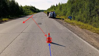 В Коми отлетевшее колесо КАМАЗа повредило автомобиль и травмировало водителя