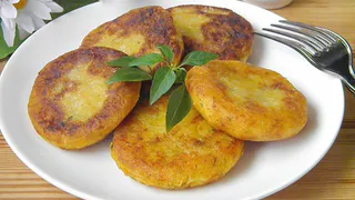 Постные котлеты из кабачков и тыквы - очень сытно и вкусно