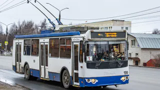 Во Владимире женщина чуть не вывалилась через люк троллейбуса