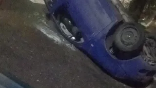 ДТП на Гоголя: "Калина" перевернула "Матиз" на крышу