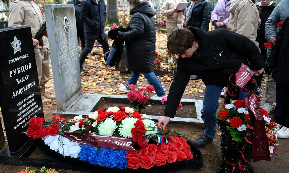 В Гусь-Хрустального округе увековечили память красноармейца Захара Рубцова