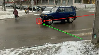 В Сыктывкаре пенсионерка попала под колеса "Нивы" на пешеходном переходе и получила травмы