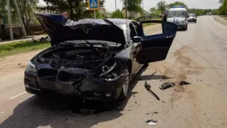 В Рязанской области пьяный водитель BMW протаранил Chevrolet