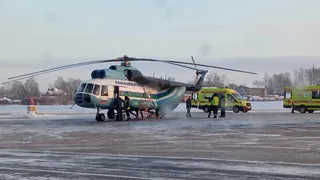 Ухтинку с инфарктом доставили в Республиканский кардиоцентр на вертолете