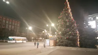 В Чебоксарах на 72 деревьях появились новогодние гирлянды