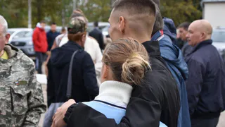 В Пителине проводили 12 военнослужащих, призванных в рамках мобилизации