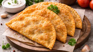 Жарю чебуреки только так — тесто пузырится и хрустит, а начинка не течёт