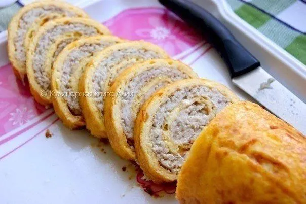Рецепт вкуснейшего куриного рулета