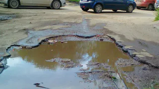 В Рязани появился новый водоем. И находится он на ул.Тимакова