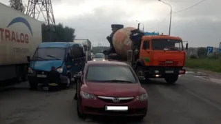 Наехал на автомобиль: в Рязани столкнулись “Газель” и “Хонда”