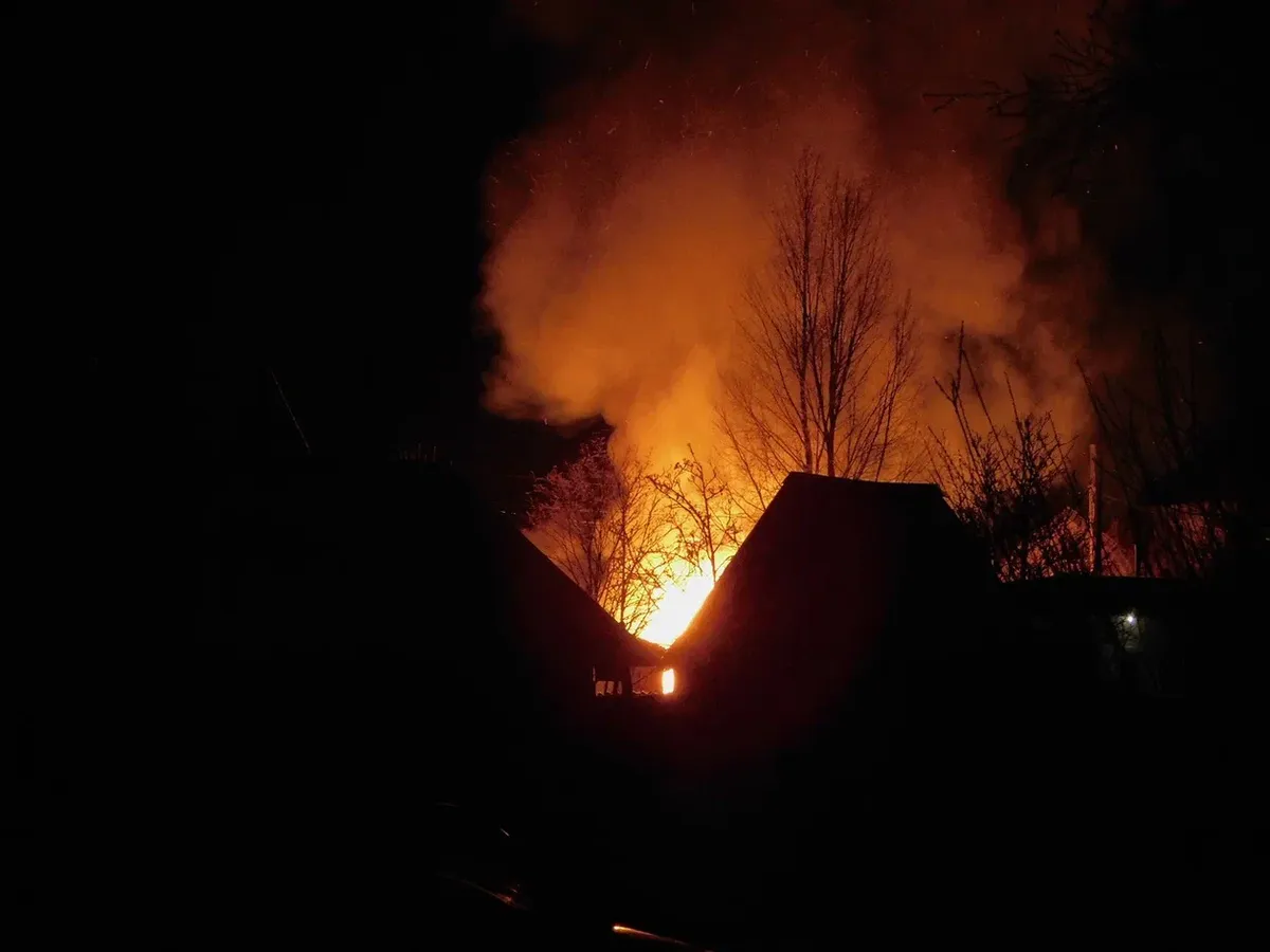 Под Магнитогорском в сильном пожаре погибла женщина