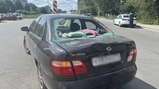 В Рязани водитель электровелосипеда врезался в иномарку
