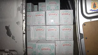 В Кораблинском районе у рязанца изъяли 40 тысяч бутылок «паленой» водки