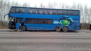 В Александро-Невском районе водитель Opel врезался в автобус